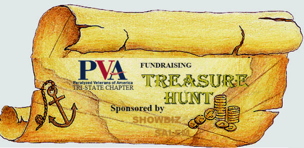 PVA Treasure Hunt 6' X 20' Booth Space, 2 Tables, & 4 Chairs: $50.00