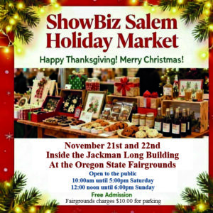 10' X 10' Holiday Market Vendor offering Food/Sprit sample with Pipe & Drape, no tables or chairs
