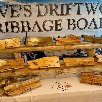 Dave's Driftwood Cribbage Boards
